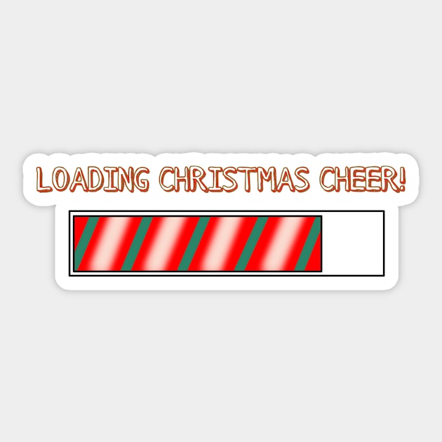 LOADING CHRISTMAS Sticker by Art by Eric William.s